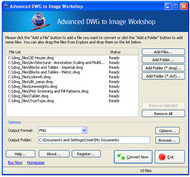 Advanced DWG to Image Workshop screenshot